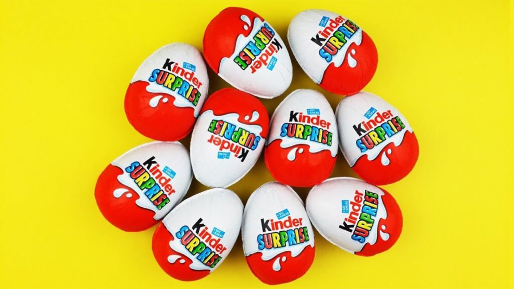 Kinder Surprise Eggs, chocolate eggs containing a hidden toy, are a popular children's treat that is banned in America.