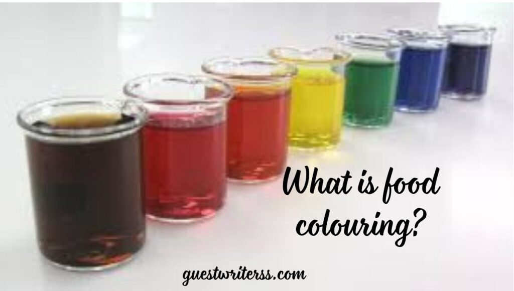 what is food coloring?